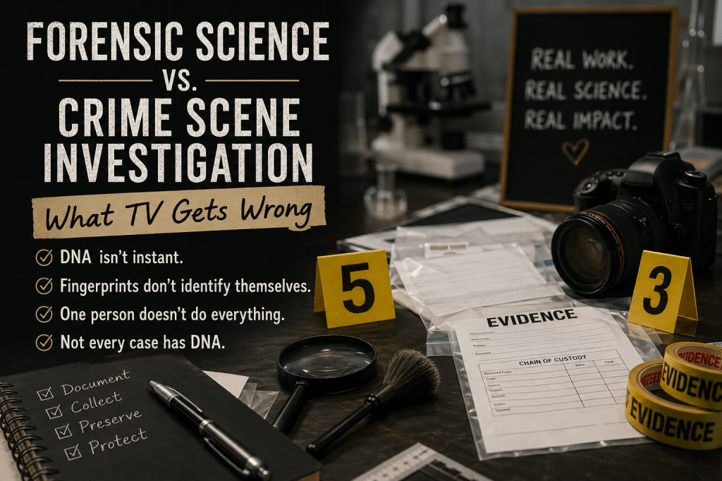 Brain Day| Forensic Science vs. Crime Scene Investigation: What TV Gets Wrong