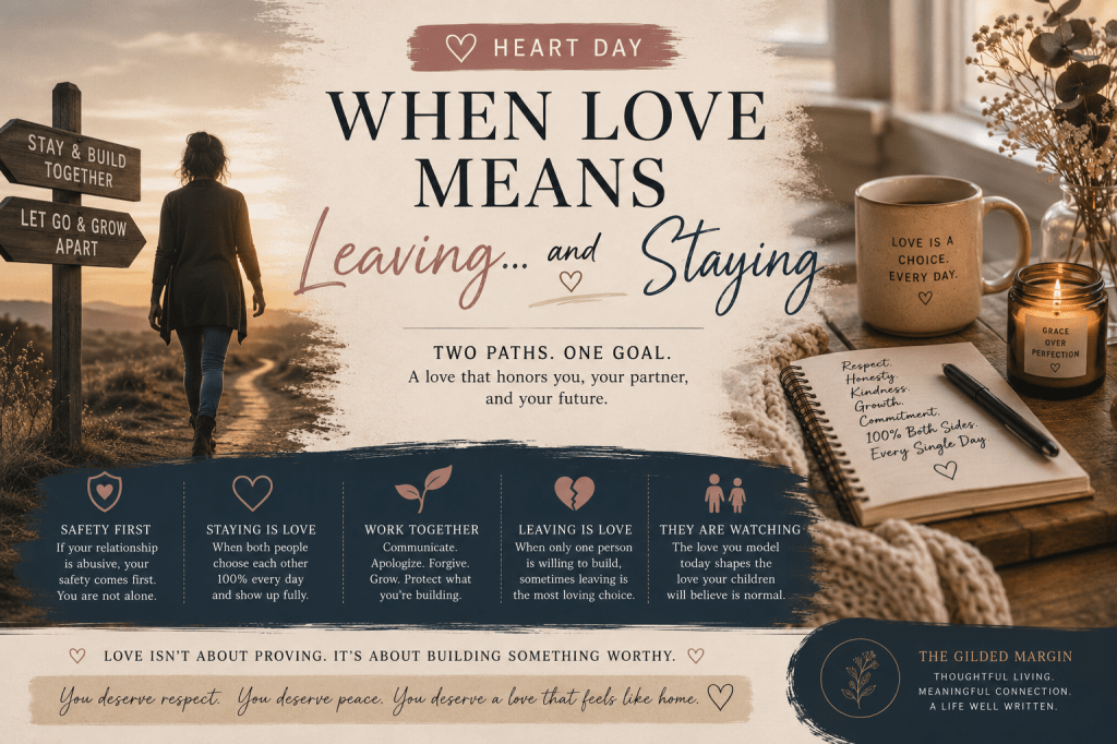 Heart Day | When Love Means Leaving… and When Love Means&nbsp;Staying