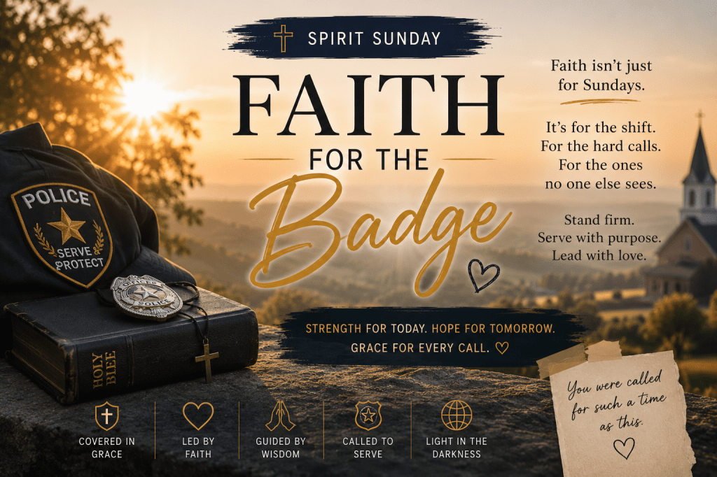 Spirit Sunday | Faith for the Badge